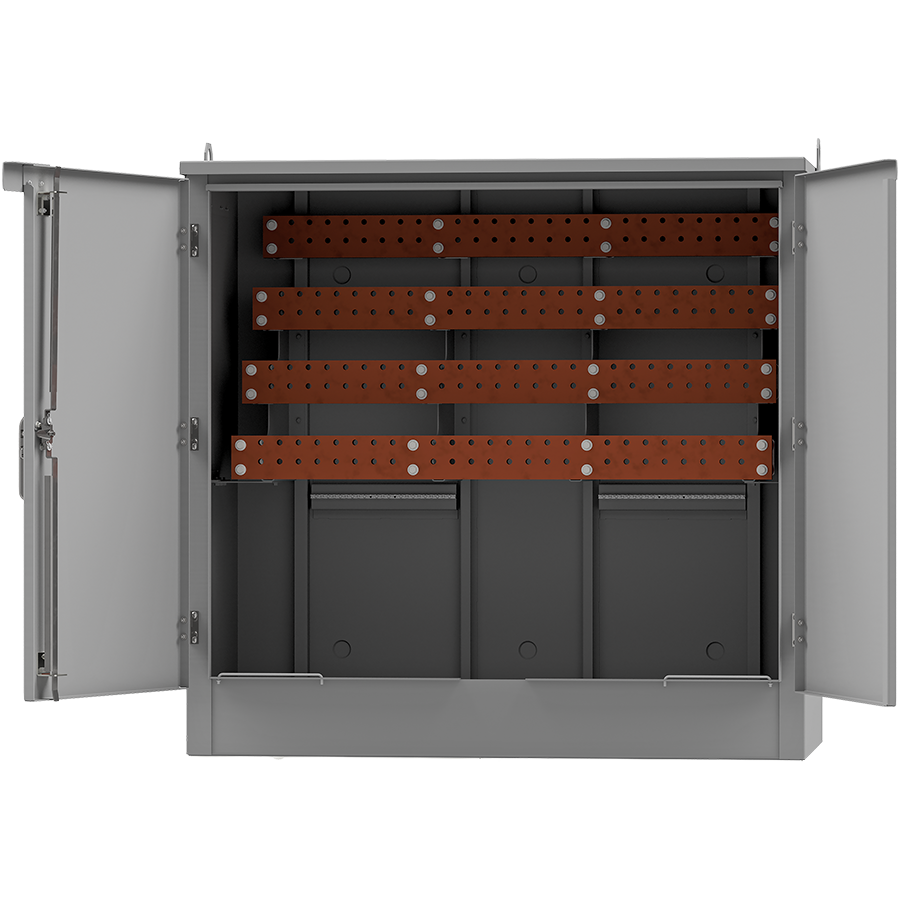 Power Tap Series - Termination Cabinet Open left