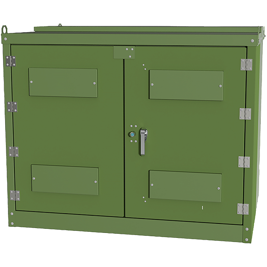 Primary Metering Cabinet with Dead Front - Left Closed