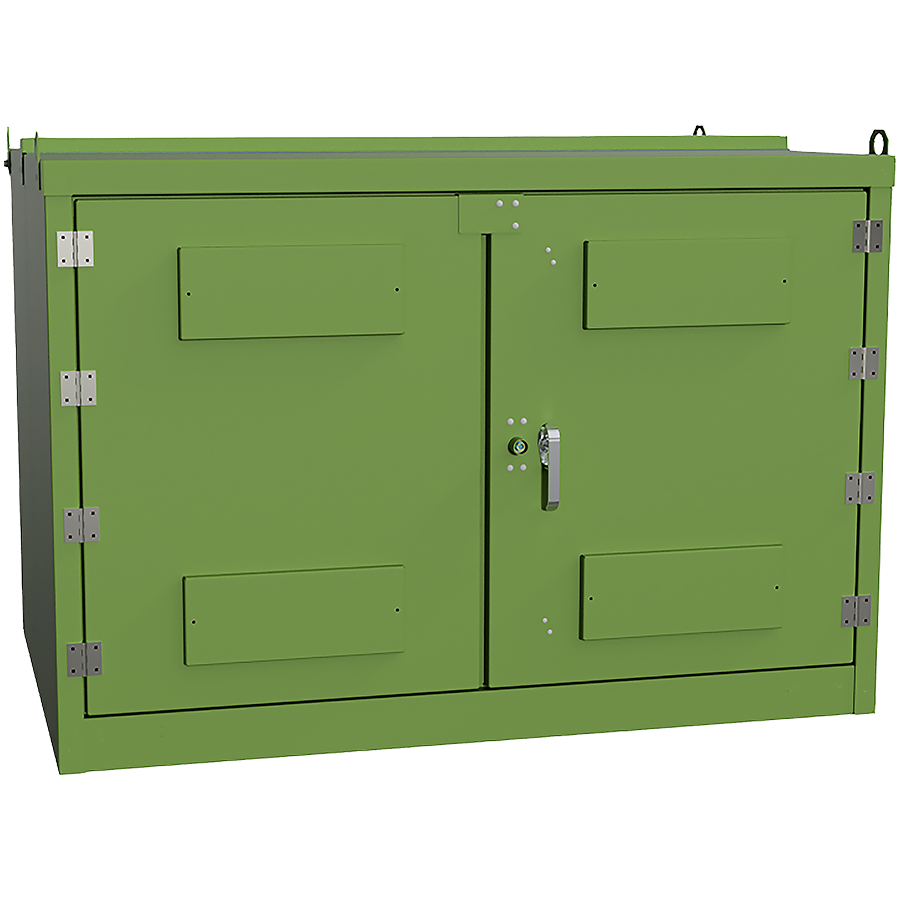 Primary Metering Cabinet with Live Front - Right Closed